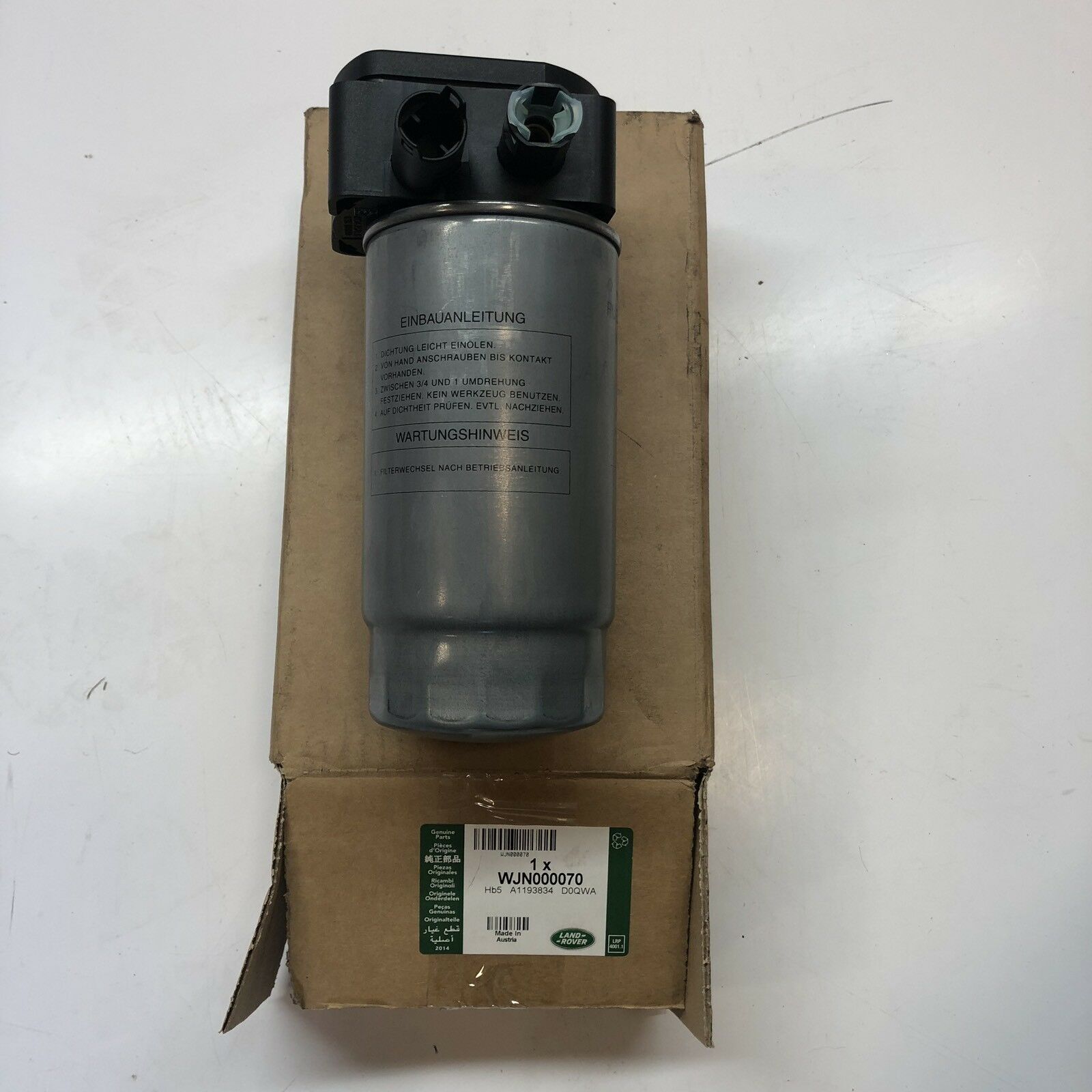 WJN000070 - MAZOT FİLTRE HAZNESİ (TD4) - Land Rover