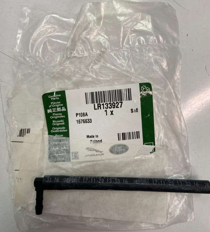 LR133927 - MOTOR TAKOZ HORTUM SAĞ (2.0L VELAR) - Land Rover