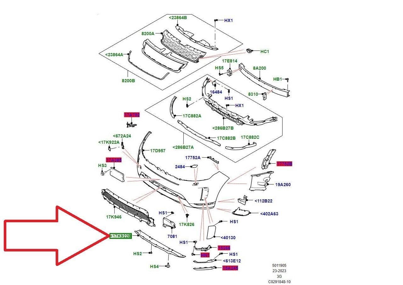 LR138688 - ÖN ÇEKİ DEMİR KAPAĞI (NEW EVOQUE) - Land Rover