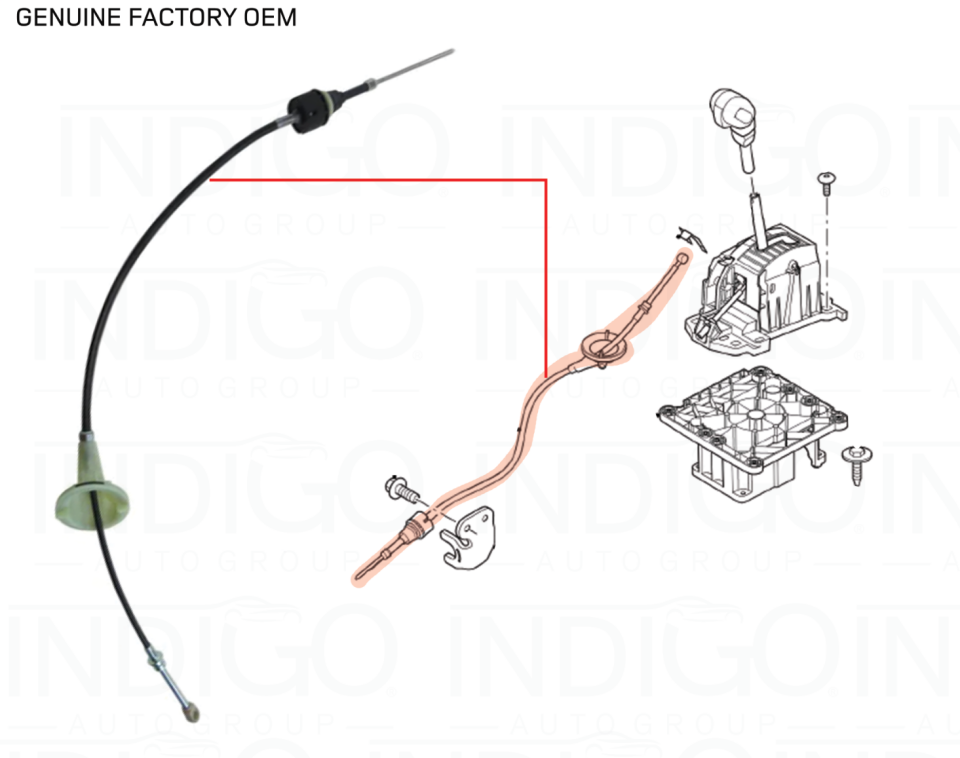 UCV500080 - VİTES TELİ 3.0 TD6 (VOGUE) - Land Rover