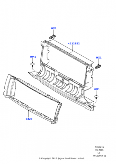 LR038367 - DEFLEKTÖR ÖN CH (2.2) - Land Rover
