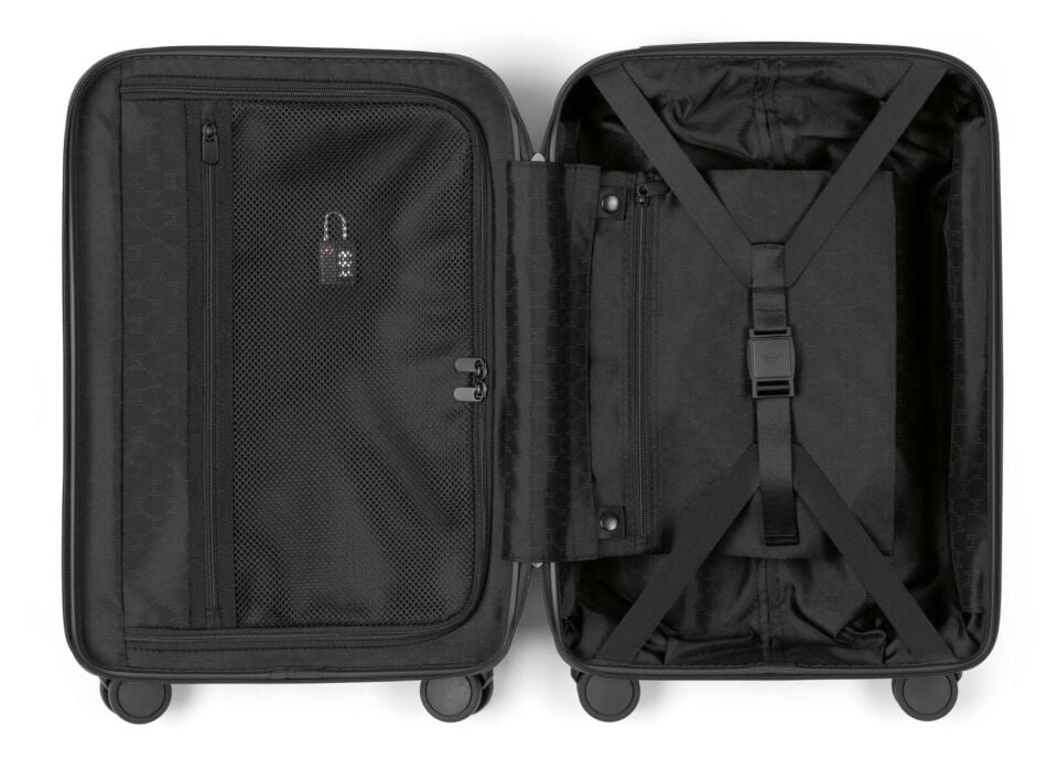 80225B320E0 - MİNİ KABARTMALI VALİZ 33 LT | SİYAH - BMW Group