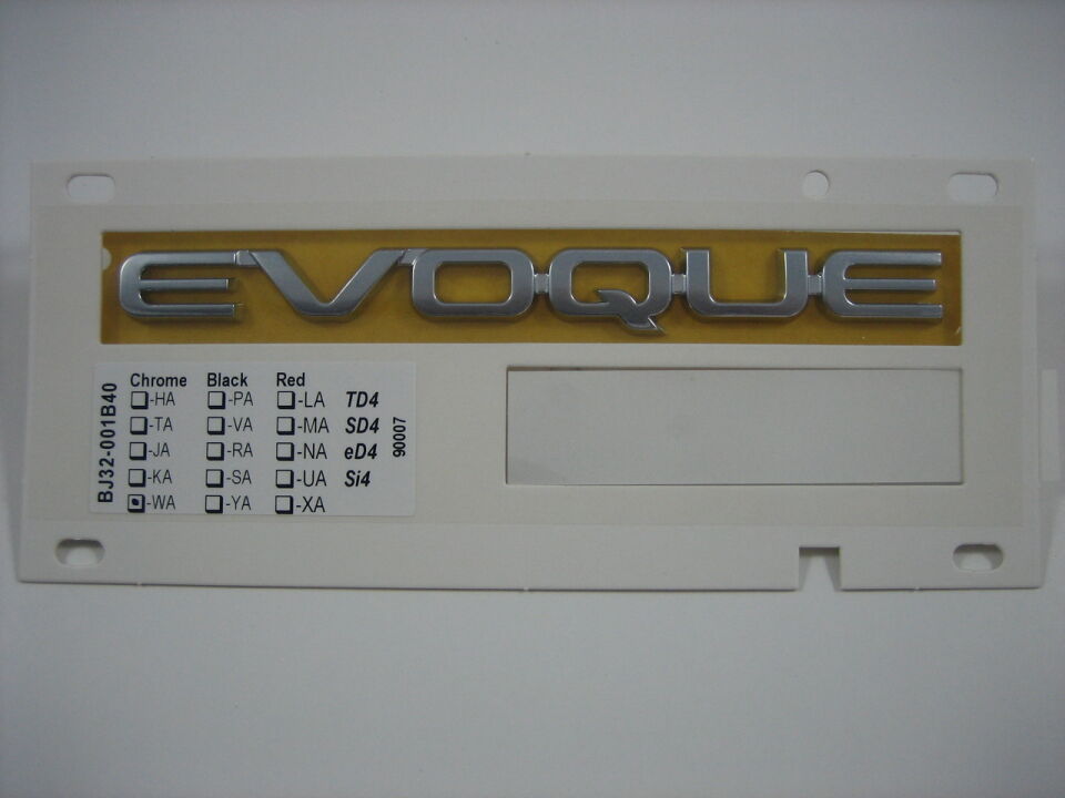 LR035431 - ARKA BAGAJ EVOQUE YAZI KIRMIZI (EVOQUE) - Land Rover