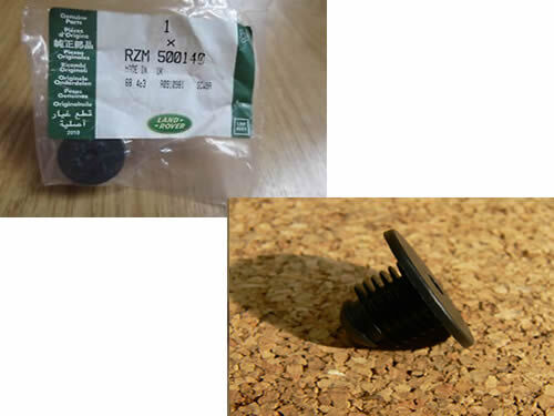 RZM500140 - ARKA TAMPON KLİPS (DİSCO/5) - Land Rover