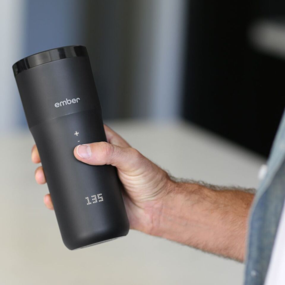 RLTM115BKA - Akıllı Isıtmalı Termos + Ember Travel Mug 2 (Siyah) | 355 ml - Range Rover - Land Rover