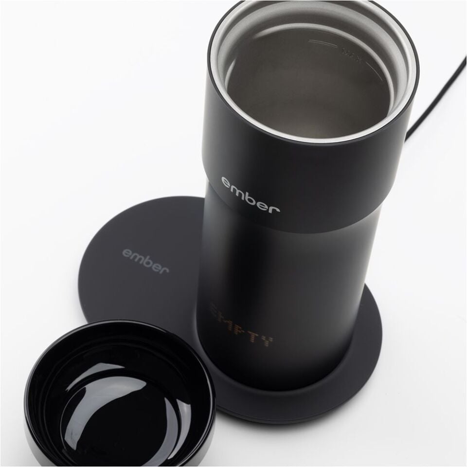 RLTM115BKA - Akıllı Isıtmalı Termos + Ember Travel Mug 2 (Siyah) | 355 ml - Range Rover - Land Rover