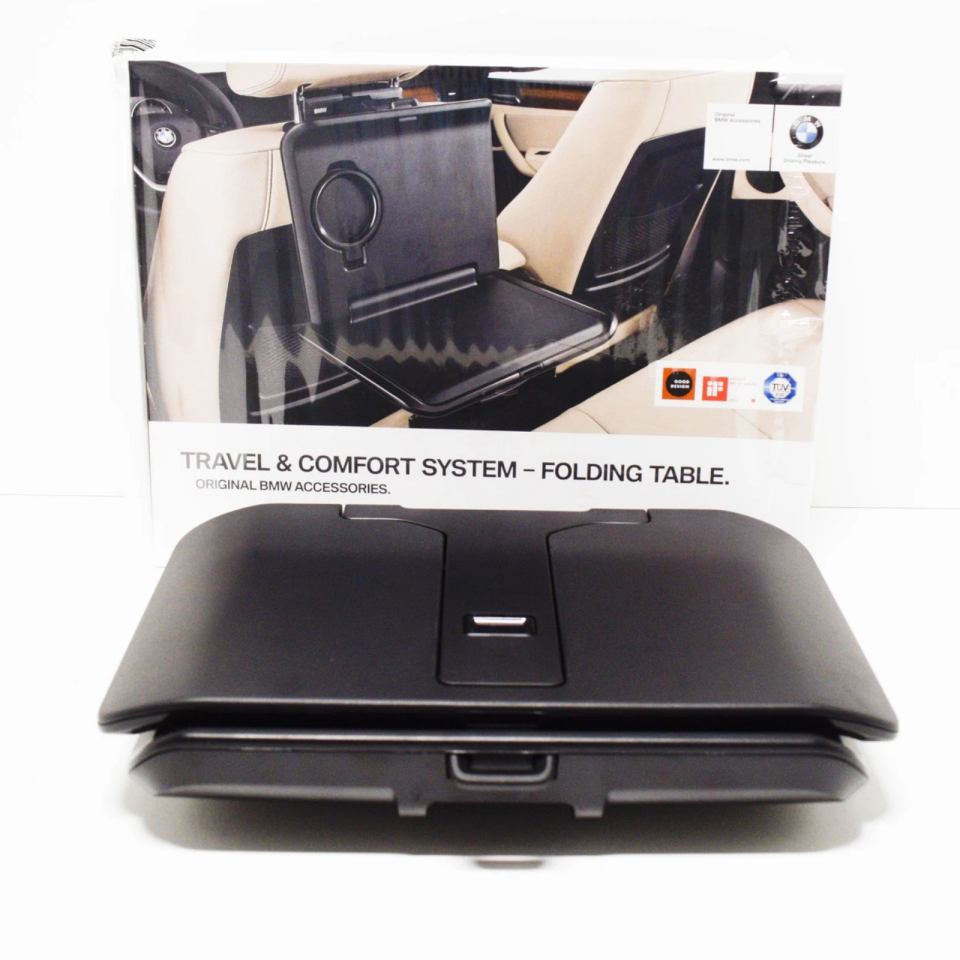 51952449252 - BMW PORTATİF KATLANIR MASA | SİYAH (TRAVEL & COMFORT SYSTEM) - BMW Group