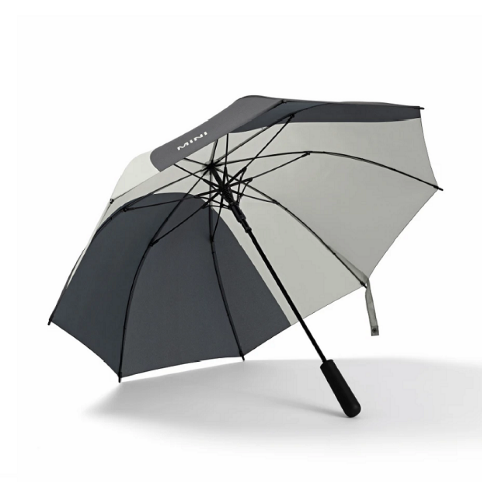 80235B320F6 - MİNİ ŞEMSİYE ÇUBUK | CAR FACE DETAİL (SİYAH-GRİ) - BMW Group