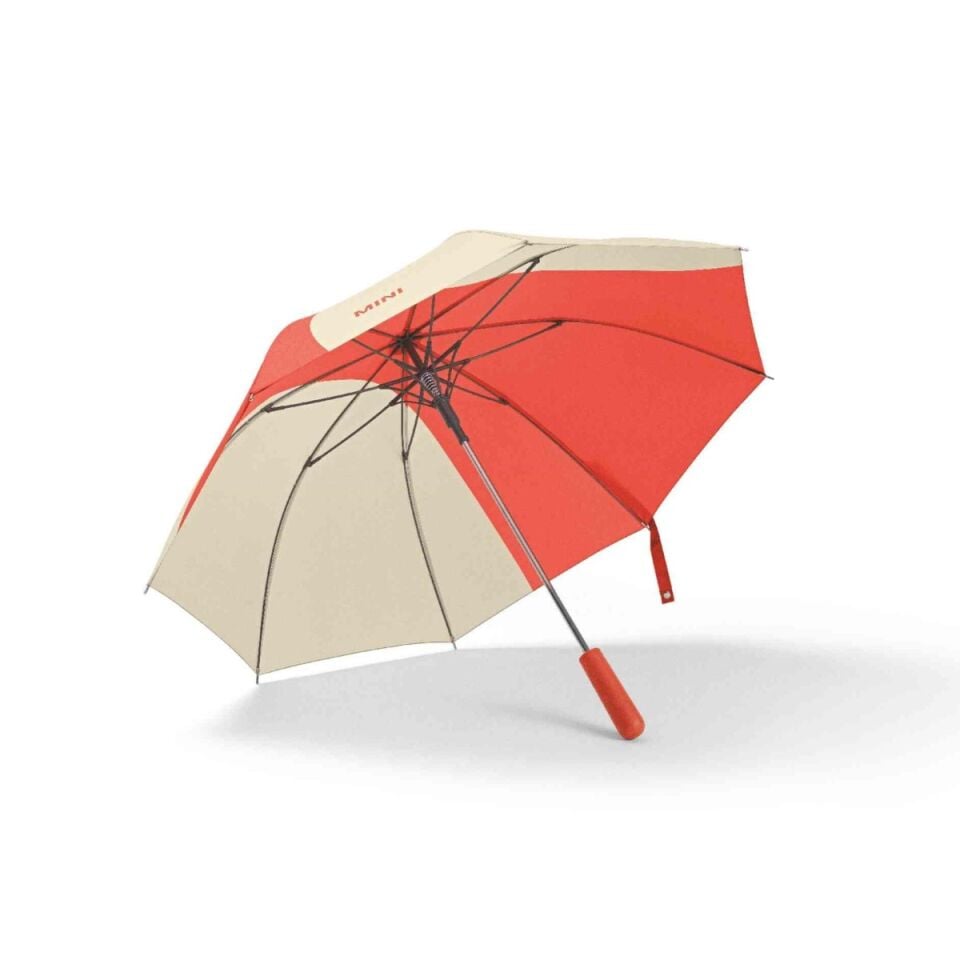 80235B320F7 - MİNİ ŞEMSİYE ÇUBUK | CAR FACE DETAİL (GÜMÜŞ/KIRMIZI) - BMW Group