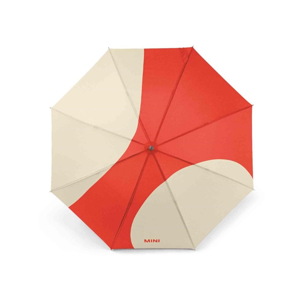 80235B320F7 - MİNİ ŞEMSİYE ÇUBUK | CAR FACE DETAİL (GÜMÜŞ/KIRMIZI) - BMW Group