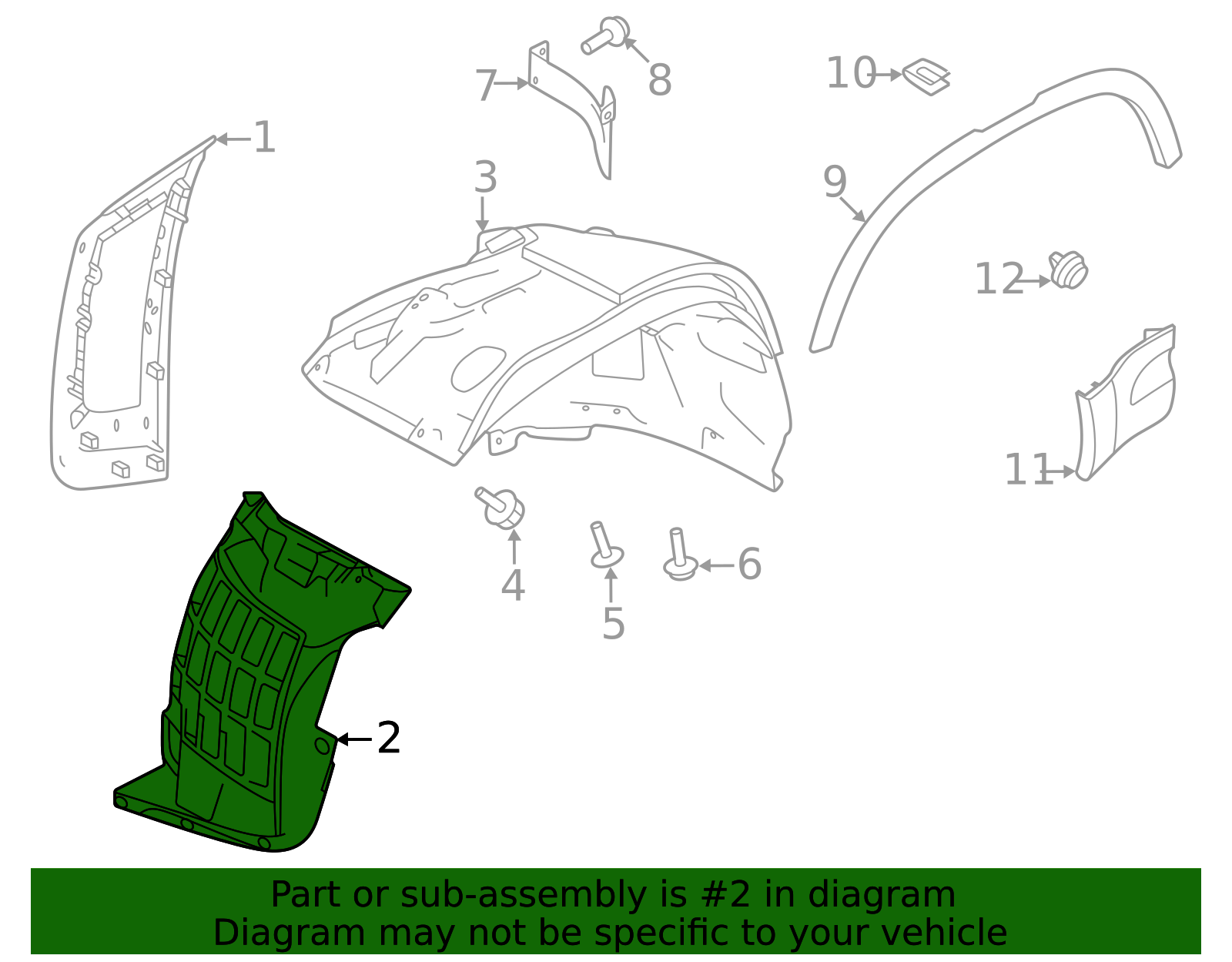 LR129842 - ÖN ÇAMURLUK DAVLUMBAZI ÖN SAĞ (NEW DEF.) - Land Rover