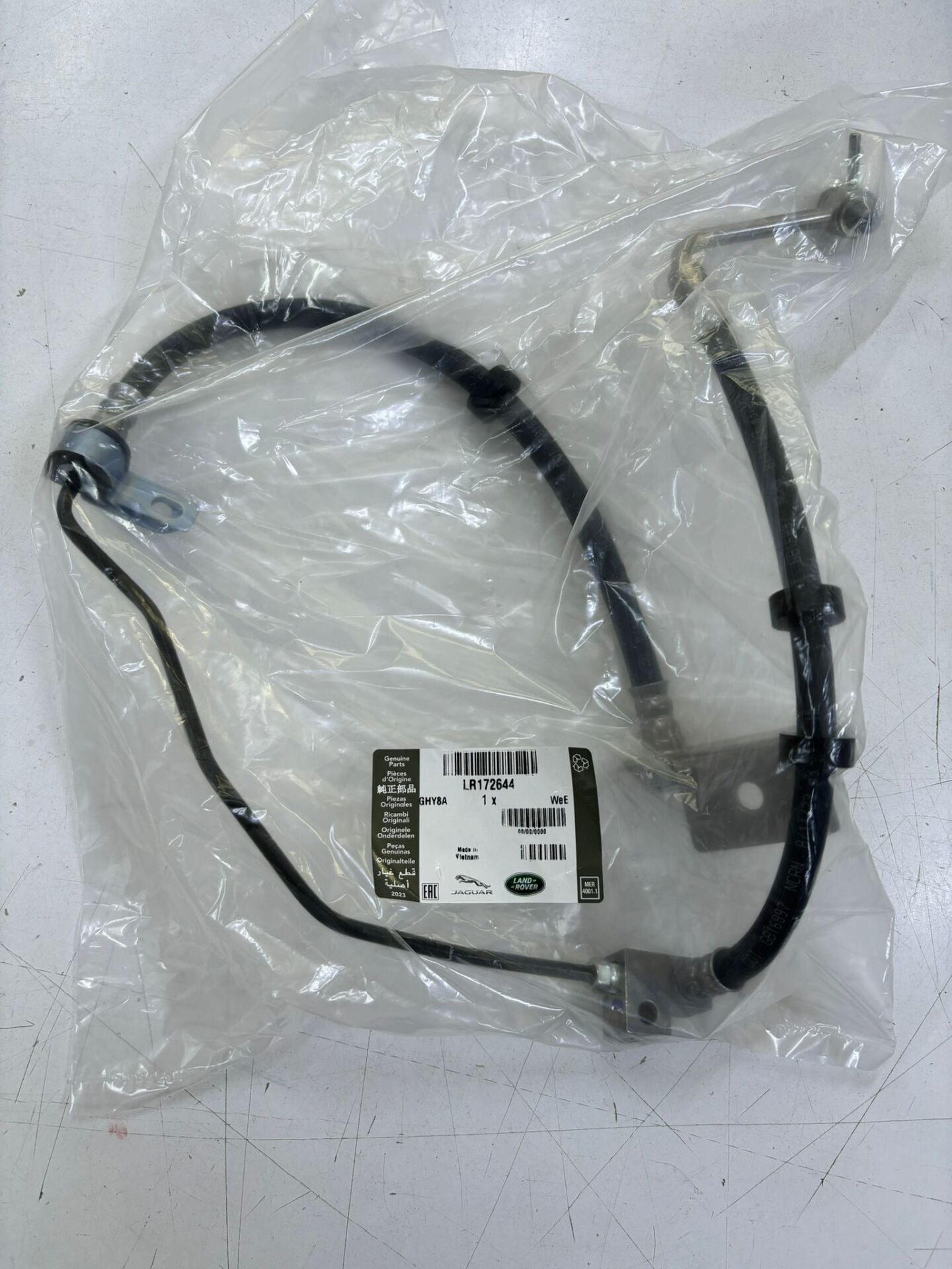 LR172644 - ARKA FREN HORTUM SAĞ 3.0L V6 - Land Rover