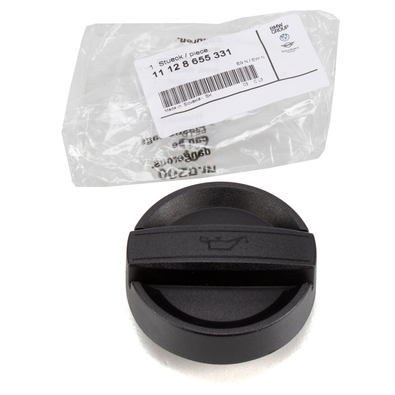 11128655331 - MOTOR YAĞ DOLUM KAPAĞI (F30 F20 F90 N26 N42 N43 N45 N46 N47 N51 N52 B37 B38 B46) - BMW Group