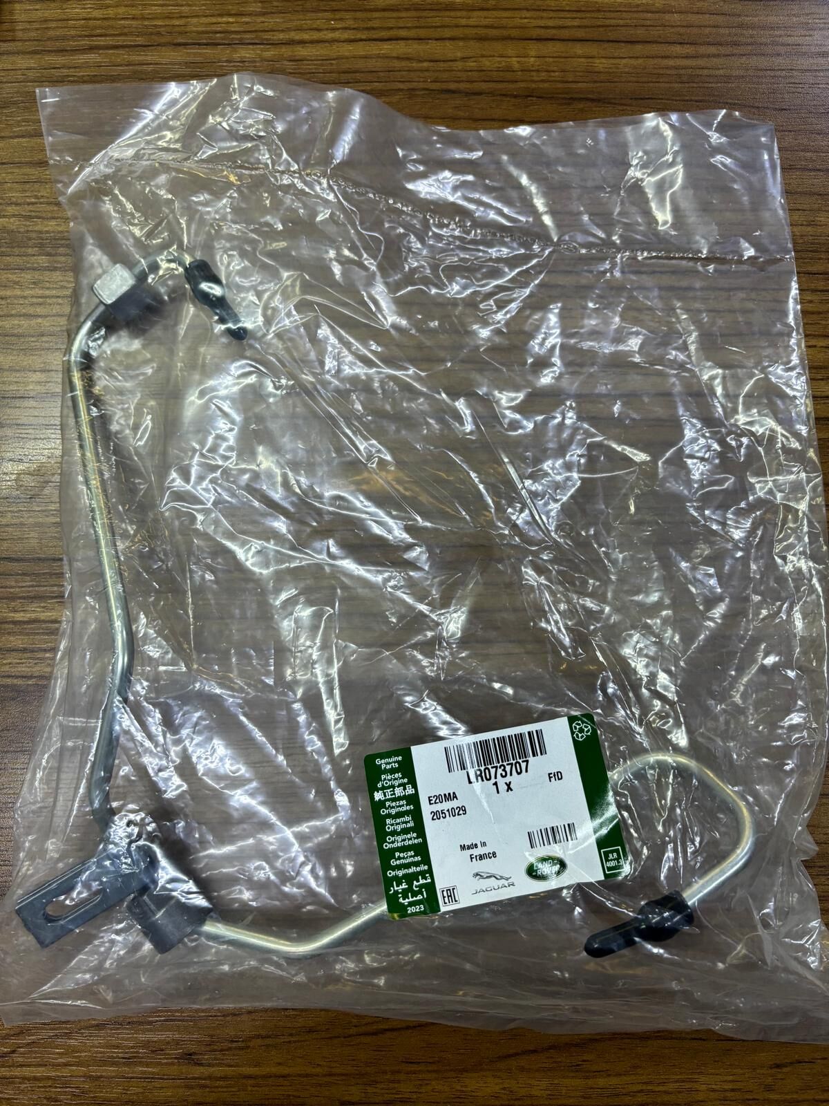 LR073707 - ENJEKTÖR BORUSU 2.0L DZL. (DİSC.SPORT/NEW DEF.) - Land Rover