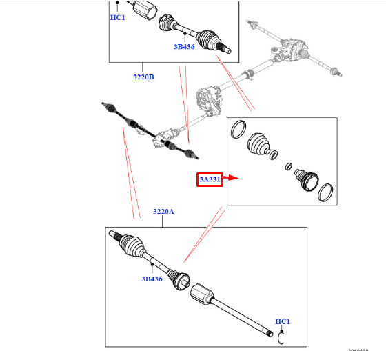 LR093686 - ÖN AKS KÖRÜĞÜ (VELAR) - Land Rover