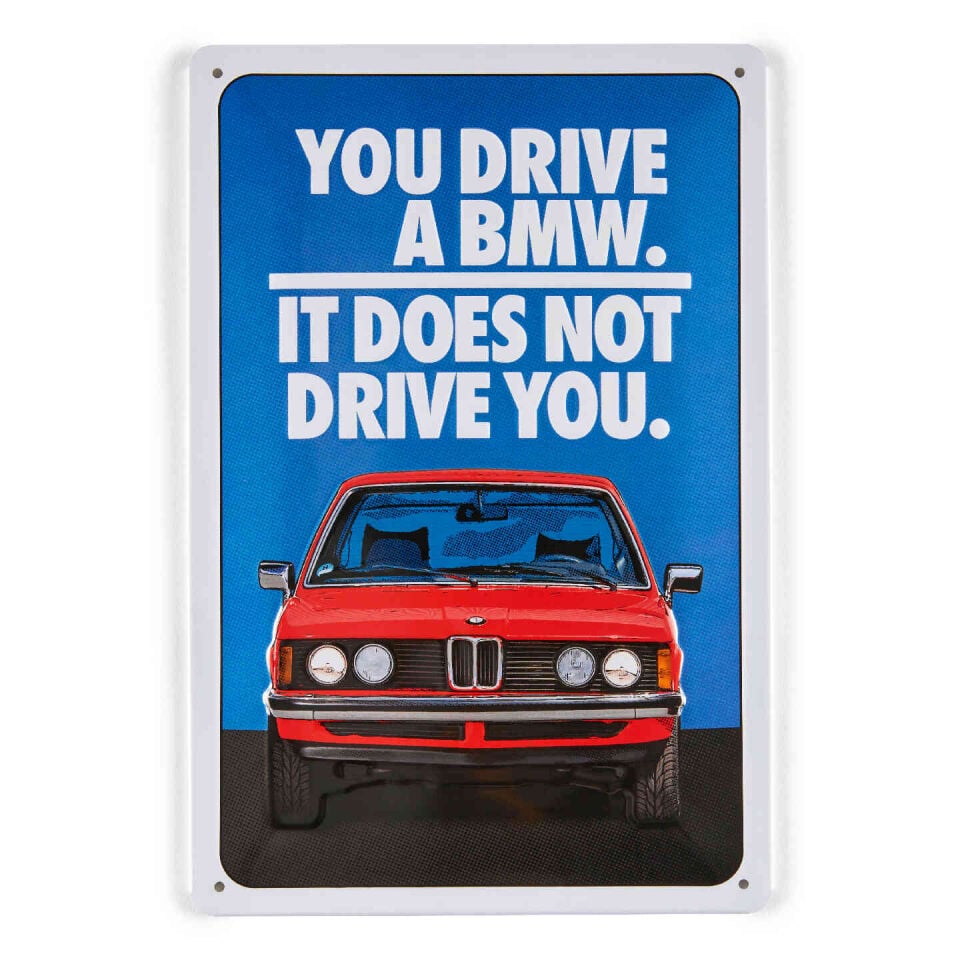 80235B81116 - BMW METAL TABELA | 20*30 CM - BMW Group