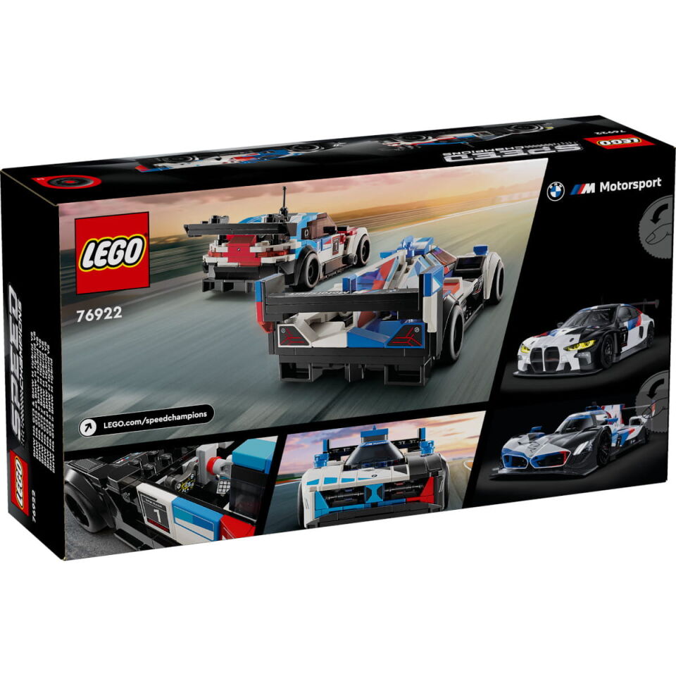 80435B308C9 - BMW LEGO MOTORSPORT SET | Speed ​​​​Champions 76922 BMW M4 GT3 ve BMW M Hybrid V8 Yarış Arabaları - BMW Group