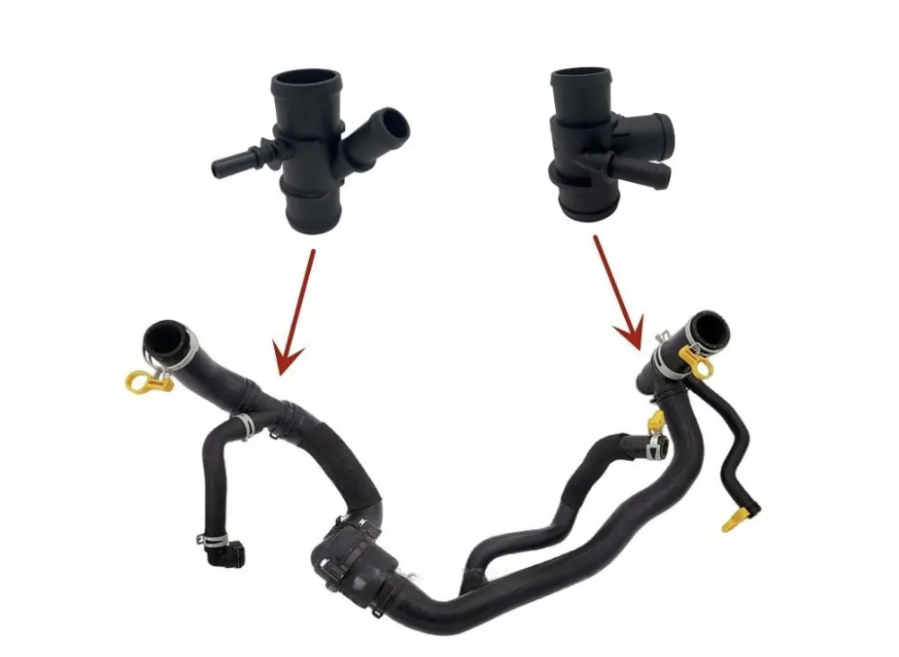 LR025969G - RADYATÖR HORTUM DİRSEKLERİ (3.0/NWD4) - İNG-İTHAL