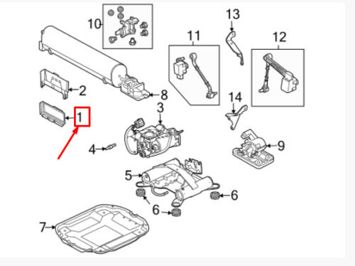 RQT000013 - SÜSPANSİYON KOMPRESÖR BEYNİ - Land Rover