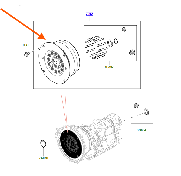 LR143401 - ŞANZIMAN TÜRBİNİ 2.0 DZL. (NEW DEFENDER/VELAR) - Land Rover