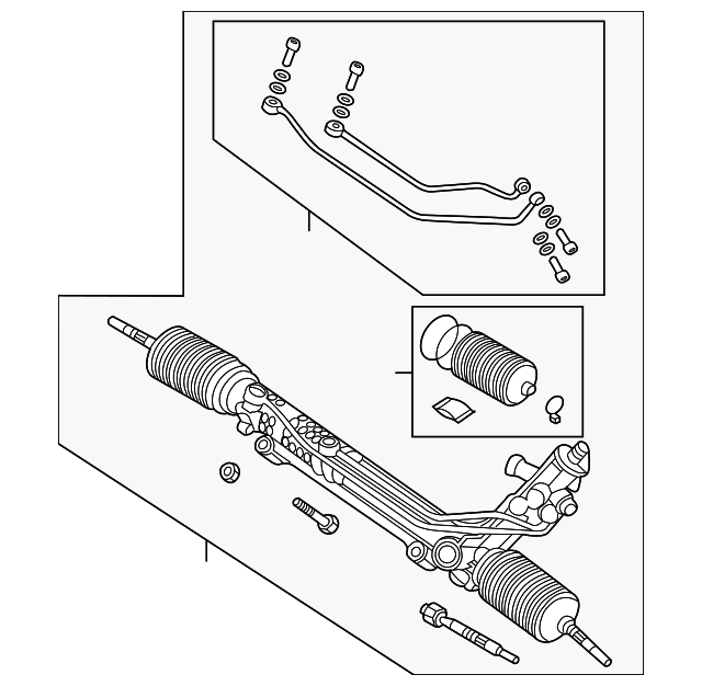 LR023048 - DİREKSİYON KUTUSU 4.4 DZL. (VOGUE) - Land Rover