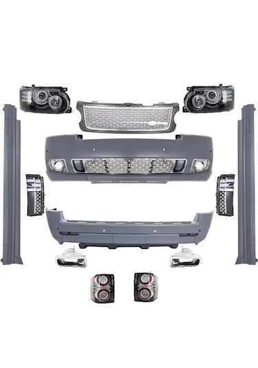 AML-RRV12SET - KOMPLE BODY KİT SETİ 2012 GÖRÜNÜM (RANGE ROVER VOGUE) - İNG-İTHAL