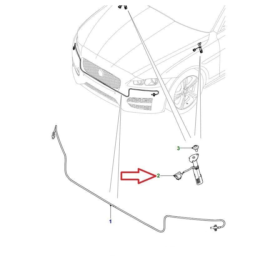 T2H15852 - ÖN KAPUT AİRBAG SENSÖRÜ (XF/XE) - Jaguar