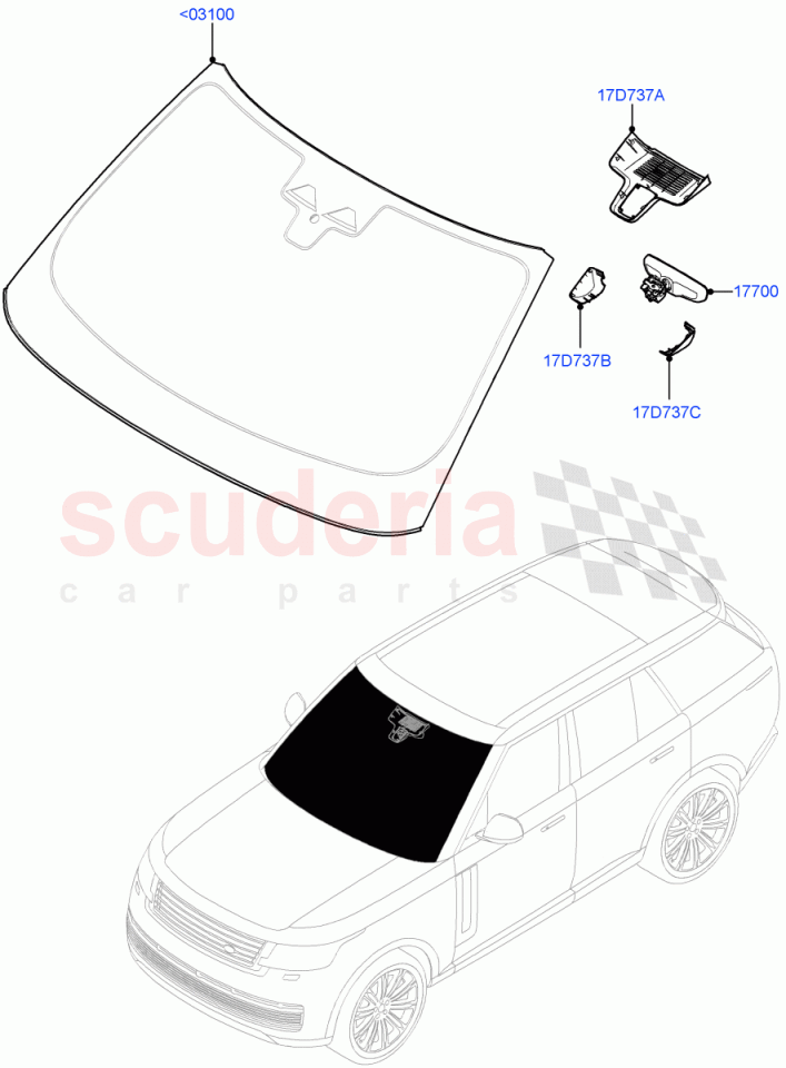 LR183609 - ÖN CAM (NEW VOGUE ) - Land Rover