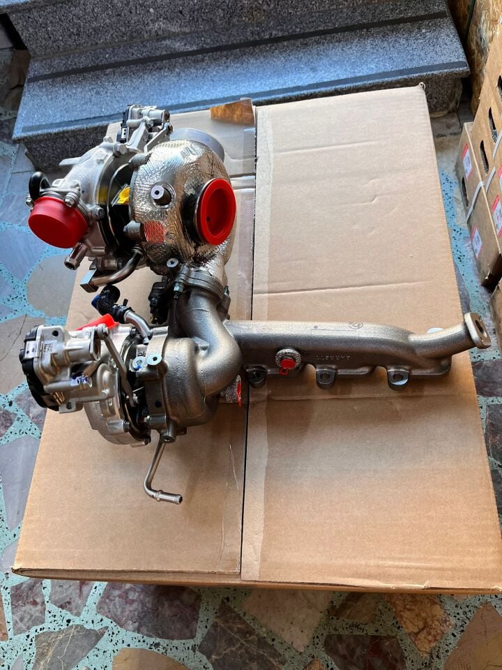LR125532 - TURBO KOMPLE 3.0 I6 DZL. (NEW VOGUE 22>/NEW SPORT 23>) - Garrett