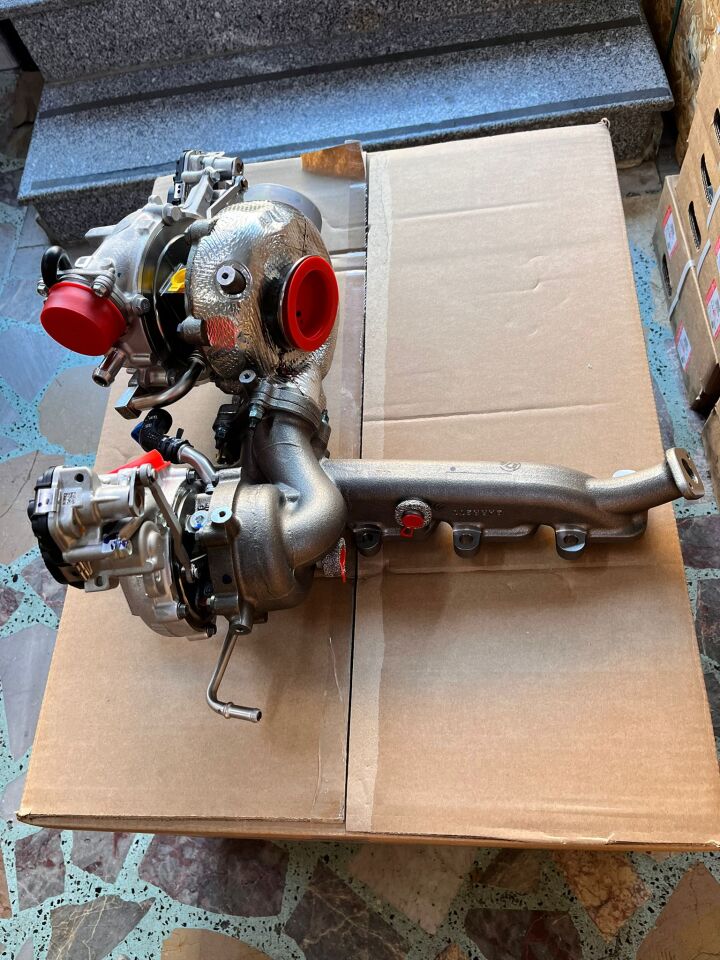 LR125532 - TURBO KOMPLE 3.0 I6 DZL. (NEW VOGUE 22>/NEW SPORT 23>) - Garrett