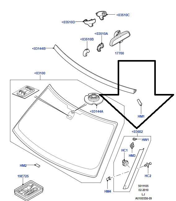 DCB500172PNP - ÖN DİREK BAKALİT DIŞ SOL (3.0/3.6/VOGUE) - Land Rover