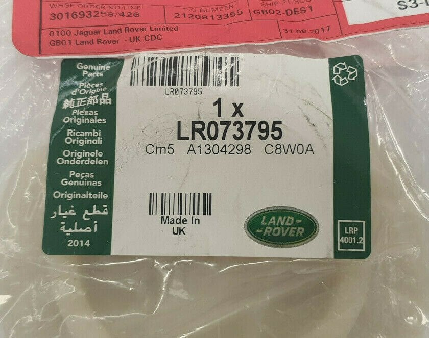 LR073795 - ARKA KRANK KAPAĞI 2.0L DZL (SPORT/VELAR/NEW DEF.) - Land Rover